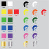 Trojan Helmet vinyl decal sticker choice of color