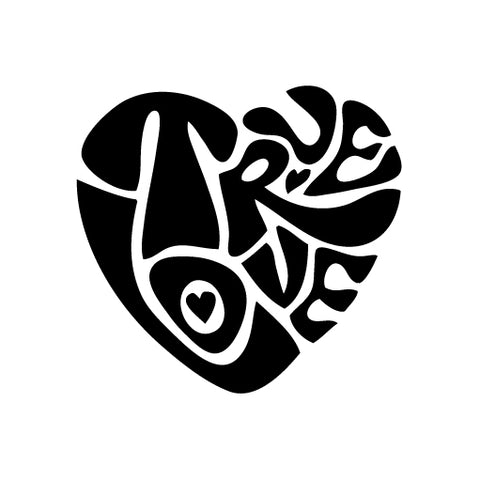 True Love Sign vinyl decal sticker