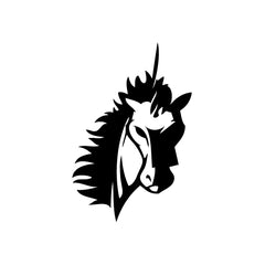 Unicorn Mascot vinyl decal sticker