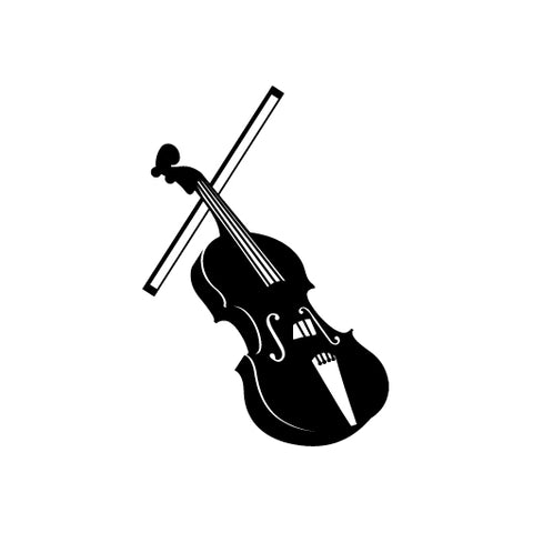 Violin Soloist Music Instrument vinyl decal sticker
