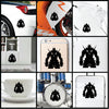 Warrior Game Time vinyl decal sticker where you can apply