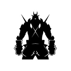 Warrior Game Time vinyl decal sticker