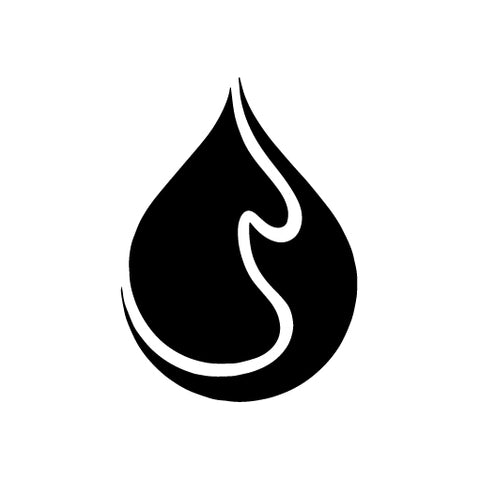 Water Fire Yin Yang vinyl decal sticker