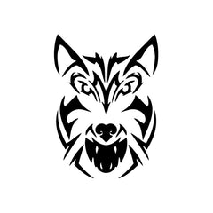 Werewolf Fight vinyl decal sticker