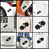Werewolf Flame Mirror vinyl decal sticker where you can apply