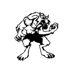 Werewolf Gain Power vinyl decal sticker