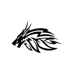 Werewolf Moon Head vinyl decal sticker