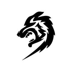 Werewolf Side Face vinyl decal sticker
