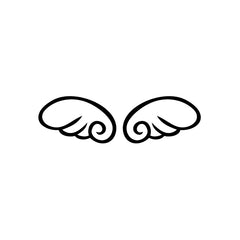 Wings Angel Cute vinyl decal sticker