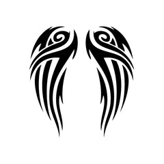 Wings Angel Dark vinyl decal sticker