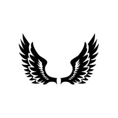 Wings Angel Judgement vinyl decal sticker