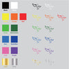 Wings Devil vinyl decal sticker choice of color