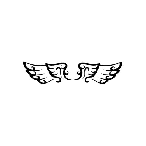 Wings Music Angel vinyl decal sticker