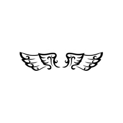 Wings Music Angel vinyl decal sticker