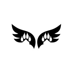 Wings Werewolf vinyl decal sticker