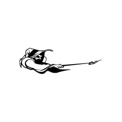 Wizard Magic Wand Power vinyl decal sticker