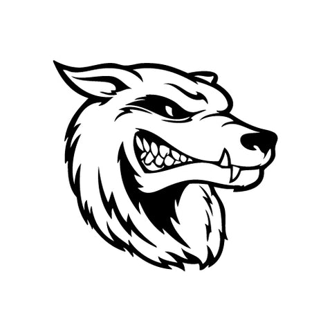 Wolf Hungry vinyl decal sticker
