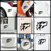 Wolf Look Back vinyl decal sticker where you can apply
