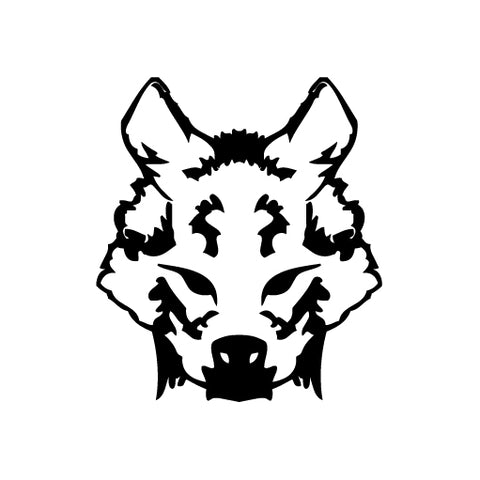 Wolf Scream vinyl decal sticker