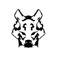 Wolf Scream vinyl decal sticker