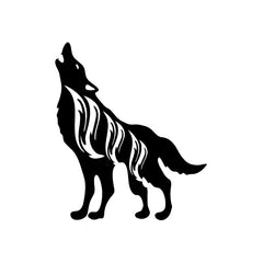 Wolf Super Post vinyl decal sticker