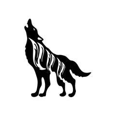 Wolf Super Post vinyl decal sticker