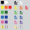 Wolverine Inside Baby Carriage vinyl decal sticker choice of color