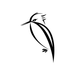 Woodpecker Stand vinyl decal sticker