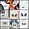 Zebra Robot Mirror vinyl decal sticker where you can apply