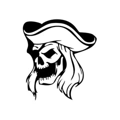 Zombie Pirate vinyl decal sticker