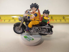 Picture of Picture of Dragon Ball Bandai Akira Toriyama Antique 2004 Mini Figure - Goku Gohan On Bike